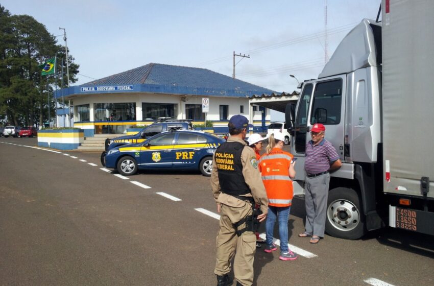 PRF e EPL realizam pesquisa sobre origem e destino do transporte rodoviário e contagem volumétrica de veículos nas rodovias brasileiras