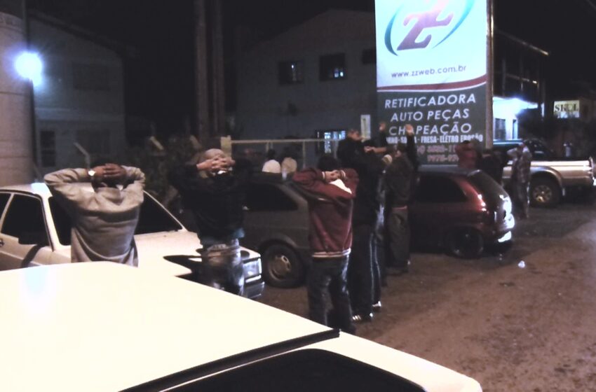 Operação Policial com todos os órgãos de Segurança do município identifica veículos que praticavam rachas na BR 116