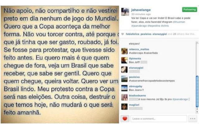 Joana Havelange posta: o que tinha que ser roubado já foi