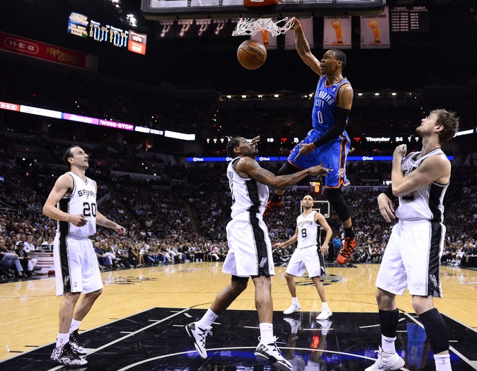 De volta ao Texas, Spurs atropelam de novo e fazem 3 a 2 contra o Thunder