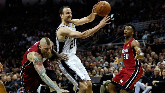 LeBron deixa quadra carregado, e Spurs batem Heat no jogo 1 das finais