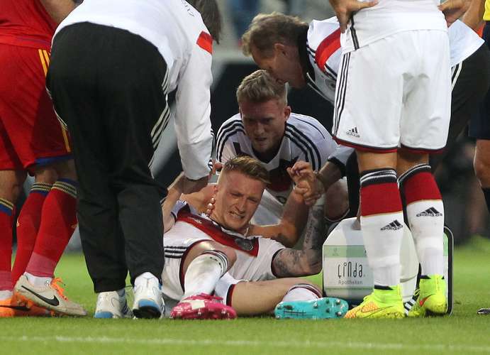 Federação alemã confirma ruptura de ligamentos de Marco Reus