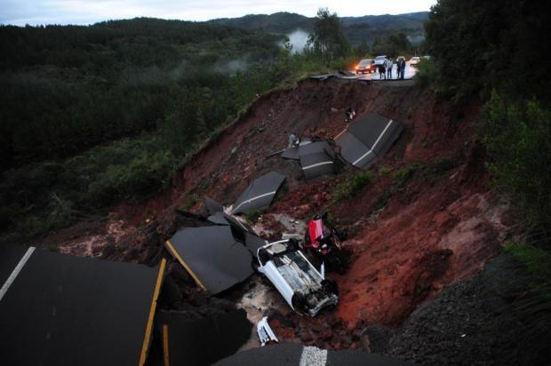 Estado faz nova vistoria na RS-110, em Jaquirana