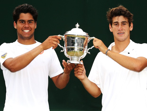 Dupla que quebrou o jejum brasileiro em Wimbledon foi formada por acaso
