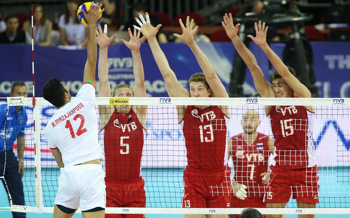 Com set de 72 pontos, Rússia bate Irã e espera o Brasil na fase final da Liga