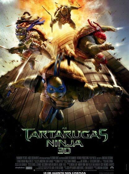 Cartaz nacional de As Tartarugas Ninja