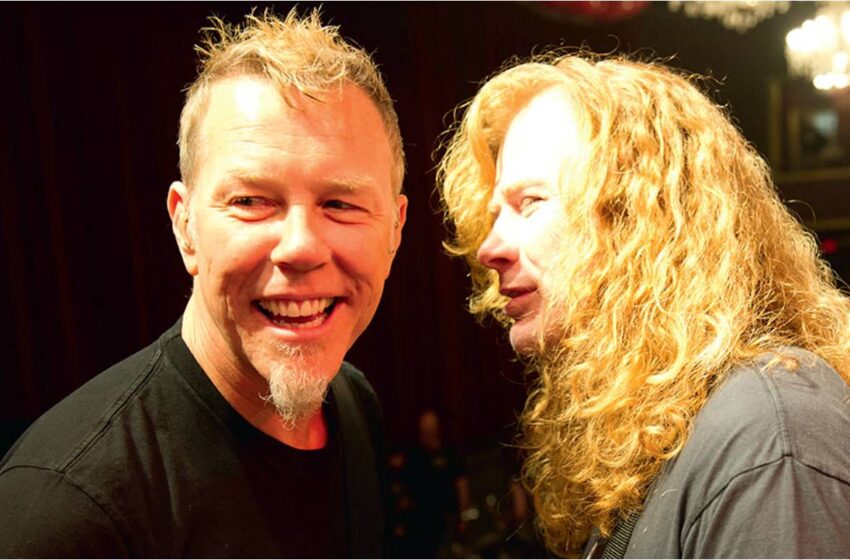 Dave Mustaine se diz arrependido de ter dado um soco na boca de James Hetfield