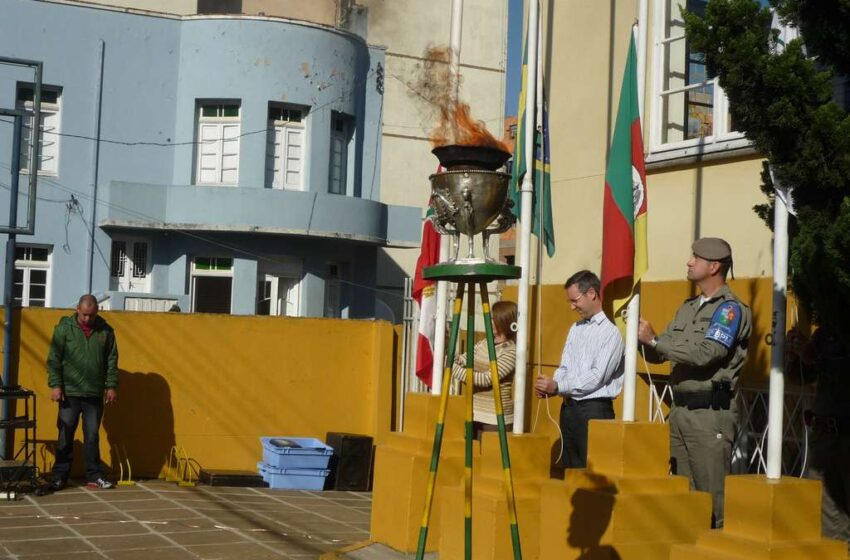 77ª Corrida do Fogo Simbólico chegou a Vacaria nesta manhã