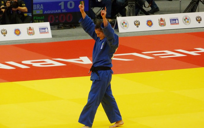 Judô: Mayra é campeã na Rússia e se torna maior medalhista do país em Mundiais