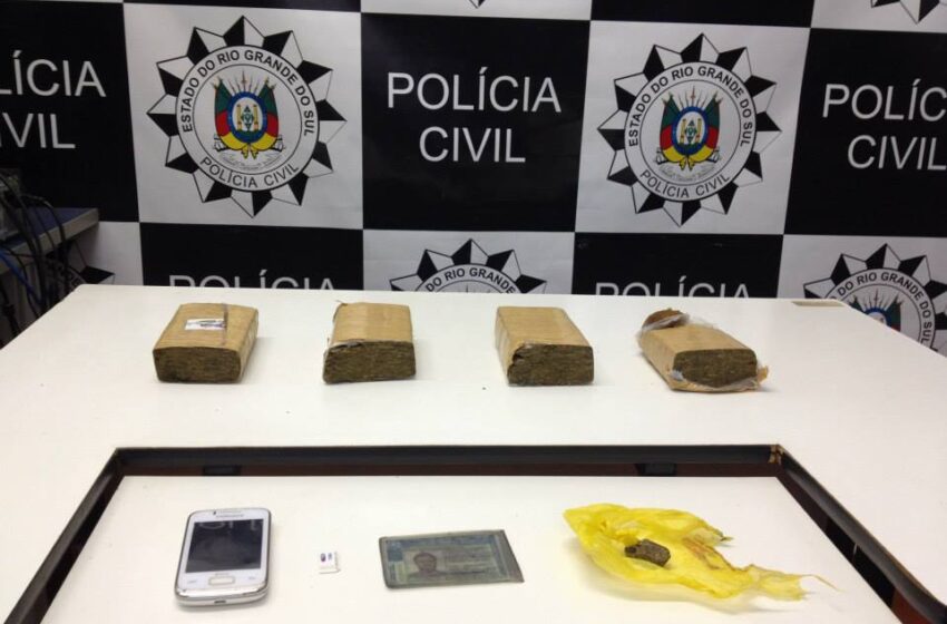 Duas pessoas presas por tráfico de drogas em Vacaria