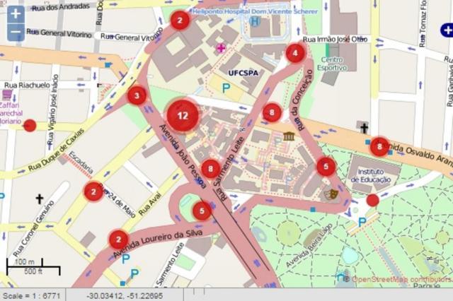 Estudantes da UFRGS lançam mapa sobre segurança