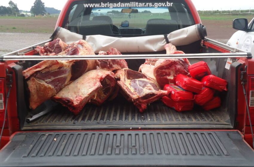 Operação policial combate carne clandestina e abigeato