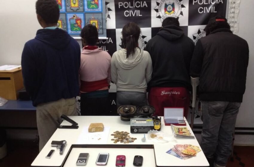 Operação Farroupilha desmantela quadrilha de tráfico de drogas em Vacaria