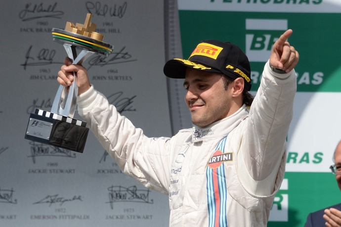  Em dia de pódio de Massa, Rosberg segura Hamilton e vence GP do Brasil
