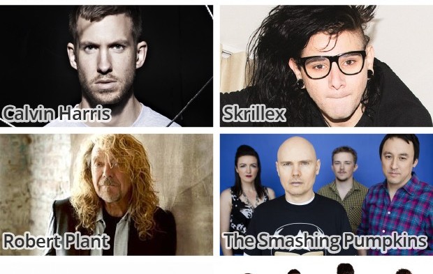  Lollapalooza SP terá Jack White, Robert Plant, Pharrell e Calvin Harris