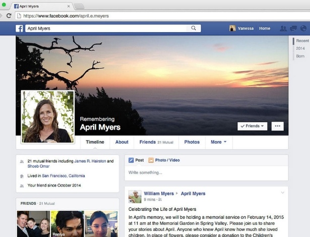  Facebook permite escolher amigo para cuidar do perfil na rede após a morteCOMENTE