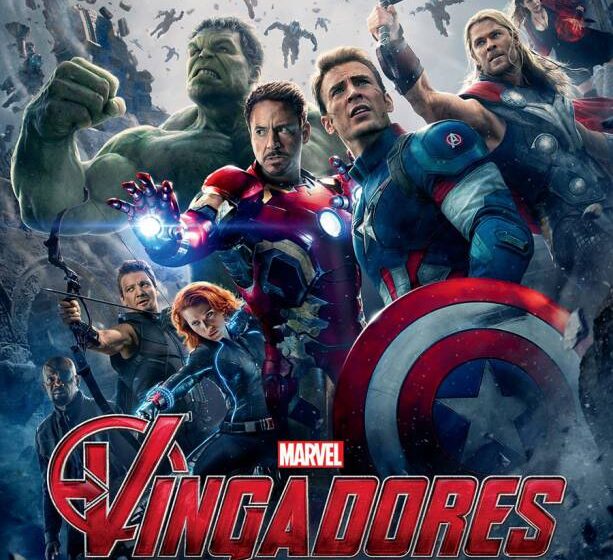 Heróis reunidos no pôster nacional de Os Vingadores 2: A Era de Ultron