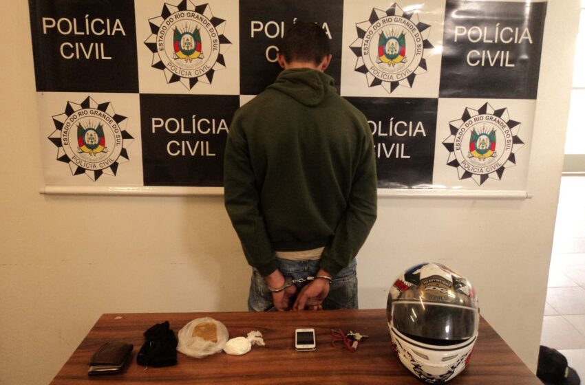Polícia Civil prende mais um traficante