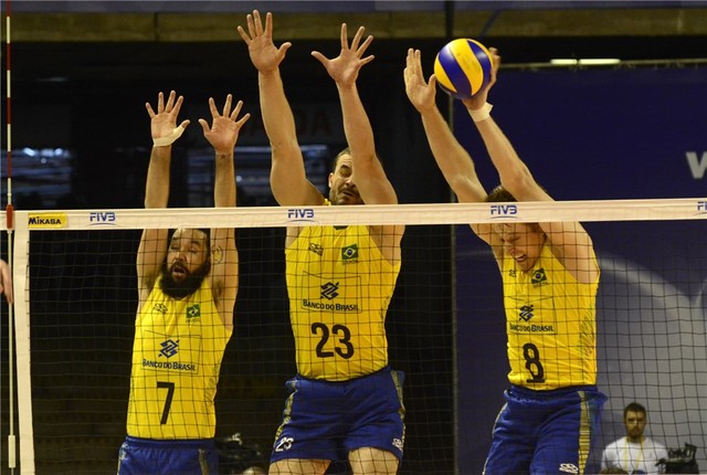 Brasil bate a Sérvia de novo e garante a segunda vitória na Liga Mundial