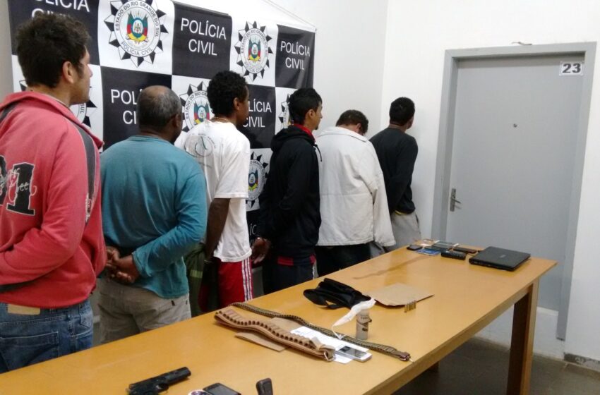 Polícia prende e desarticulada quadrilha de assaltantes