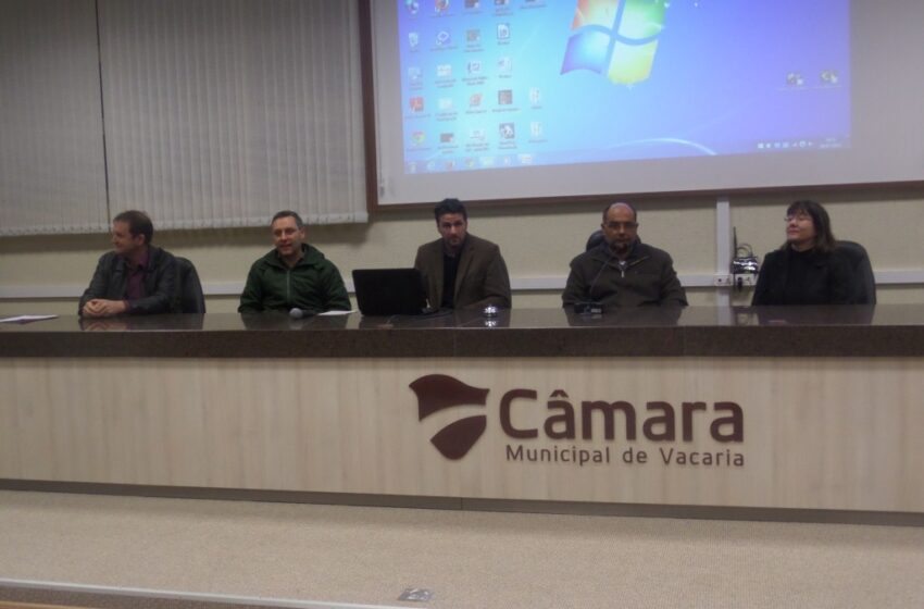 Programa de preservação da água é apresentado em Vacaria
