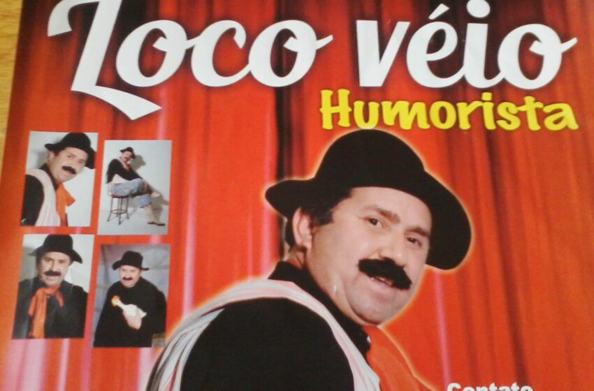 Humorista Loco Véio fará show em Vacaria nesta sexta-feira