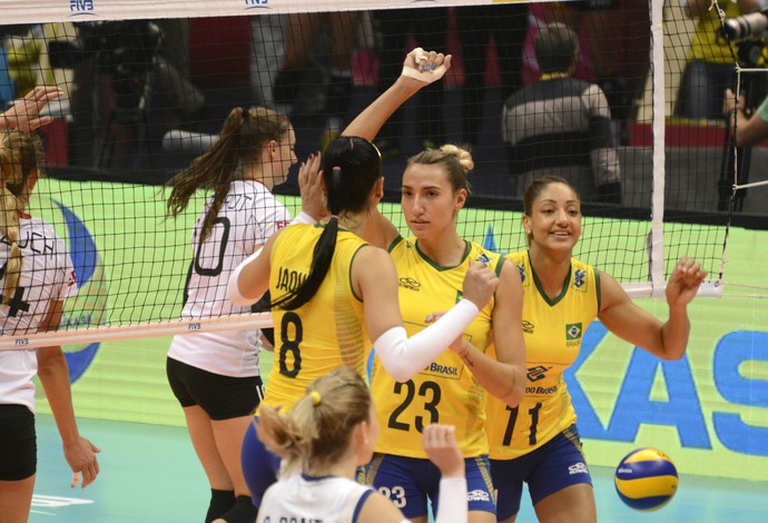 Comandado por Jaque, Brasil vence Alemanha e vai às finais do Grand Prix
