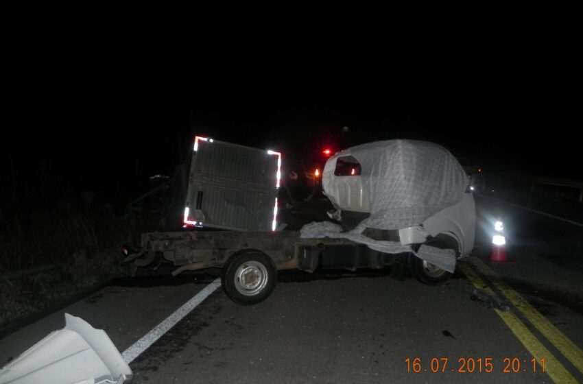 Caminhoneiro morre ao colidir frontalmente com outro caminhão na BR 285 em Bom Jesus