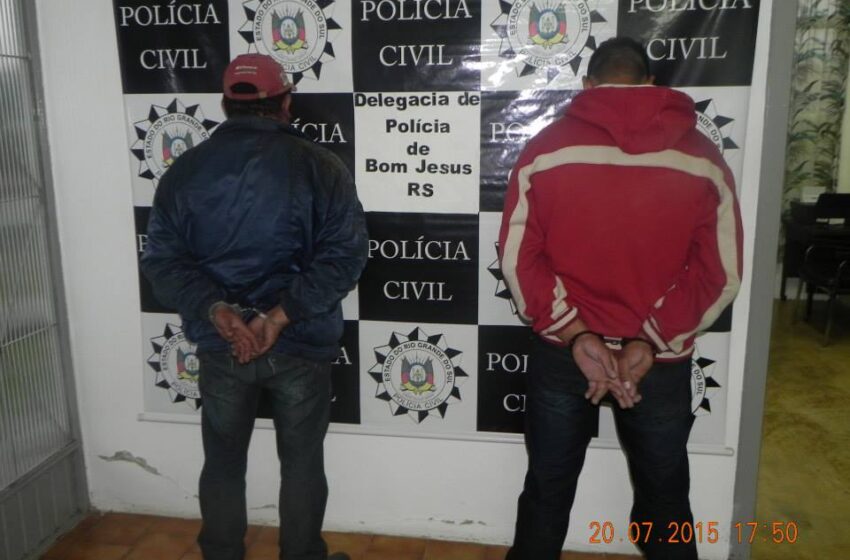 Presos dois homens acusados de estupro de criança a adolescente em Bom Jesus