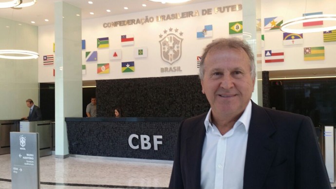 Zico visita Del Nero e recebe apoio da CBF para buscar candidatura à Fifa