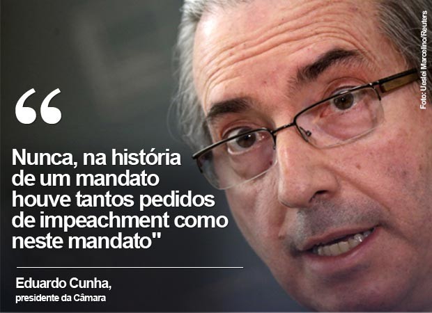 Eduardo Cunha anuncia que autorizou processo de impeachment de Dilma