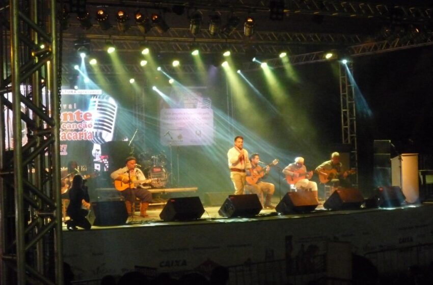 Festival Cante Uma Canção em Vacaria, hoje última noite