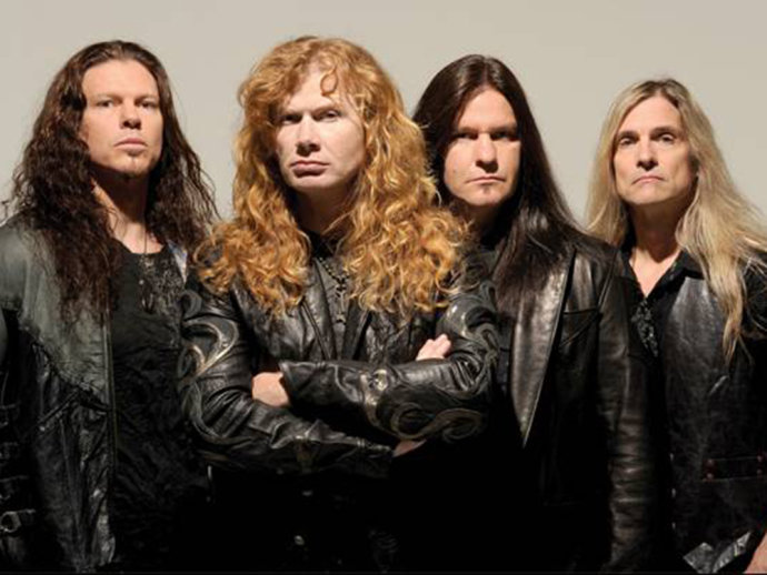 Megadeth chega ao topo da parada nos EUA e anuncia show no Brasil