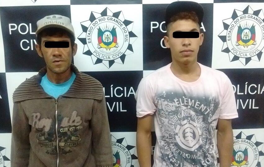 Polícia Civil prende suspeitos de atearem fogo em morador de Vacaria