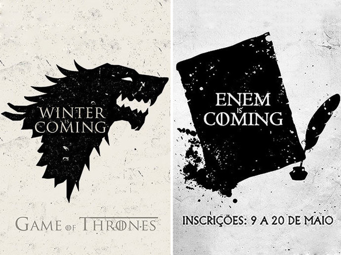  Enem 2016: MEC recorre a Game of Thrones para divulgar inscrições
