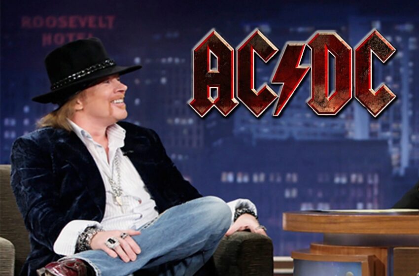 Axl Rose explica como virou vocalista do AC/DC