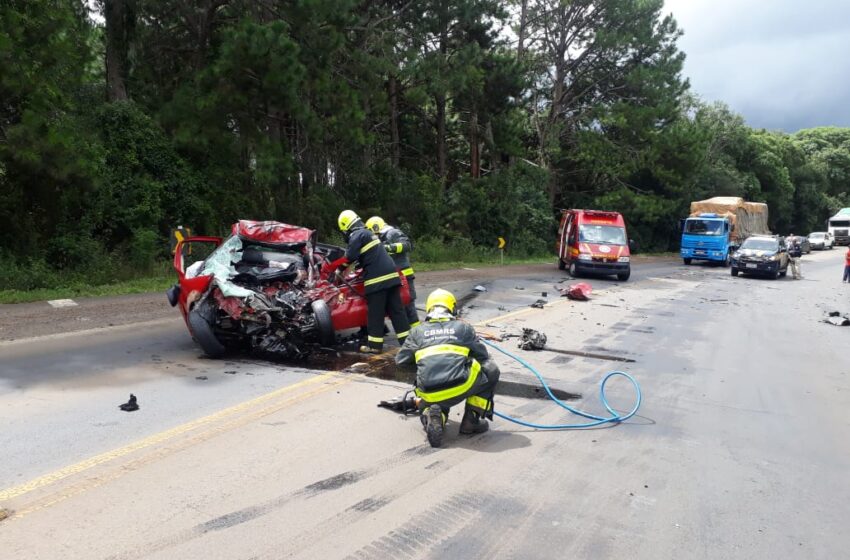 Acidente com vítima fatal na BR 116