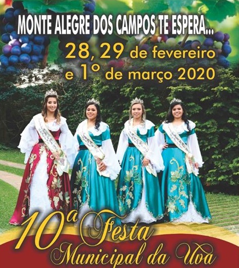 Monte Alegre dos Campos se prepara para a 10ª Festa da Uva e 3º Rodeio Intermunicipal