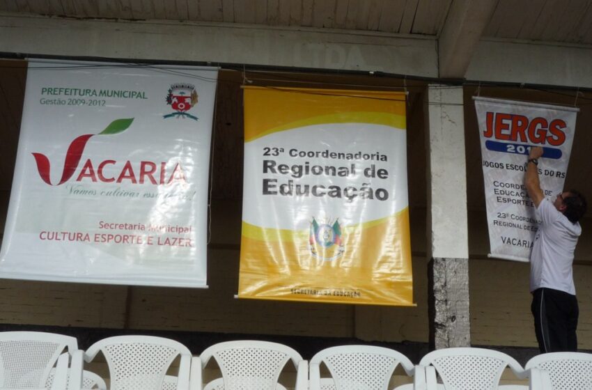 Iniciou o JERGS 2012 Fase Municipal em Vacaria