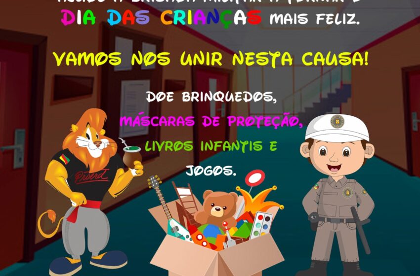 10º BPM realiza ação em favor das crianças