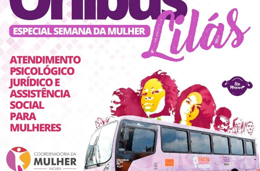 Ônibus Lilás visita Vacaria