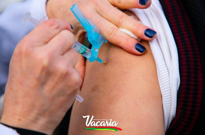 Pessoas com 46 anos ou mais serão vacinadas esta semana em Vacaria