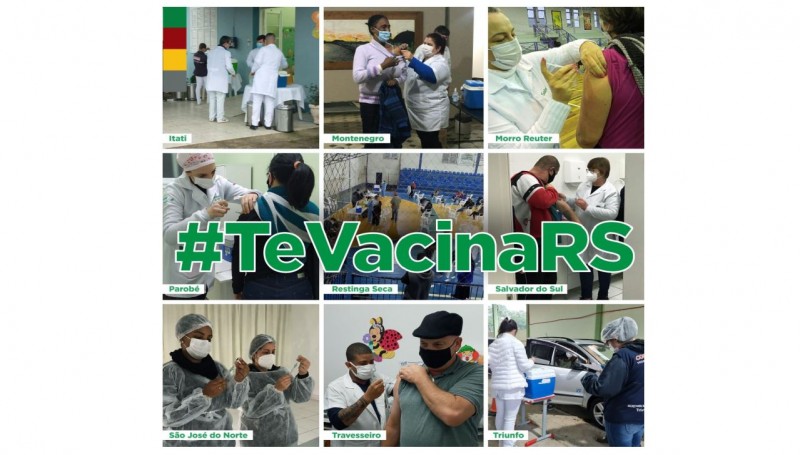 Mais da metade da população vacinável contra Covid no RS já recebeu ao menos uma dose