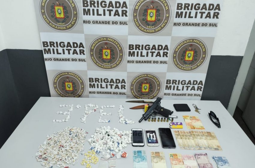 Quadrilha é presa pela BM na ERS-122, em Antônio Prado