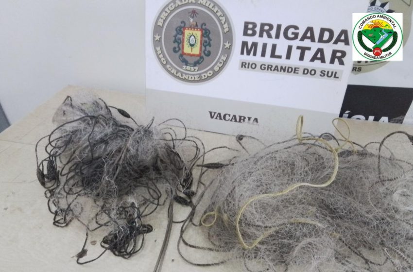  Homem é preso pelo 3° Batalhão Ambiental da Brigada Militar por usar petrecho proibido em pesca no Rio Pelotas