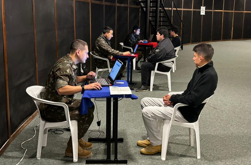  Junta do Serviço Militar inicia inspeção dos jovens em Vacaria