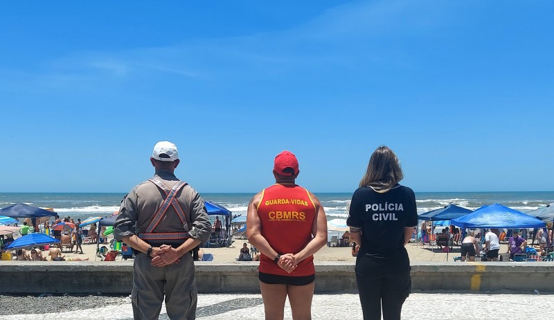  SSP e forças de segurança reforçam ações em praias de norte a sul do RS